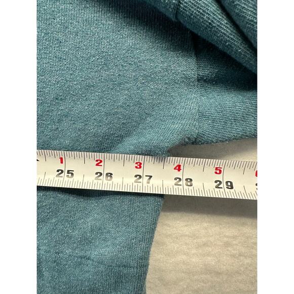 J Jill PureJill Blue Teal Cowl Neck Boxy Knit Sweater XL Boxy Lagenlook Boho - Picture 6 of 8